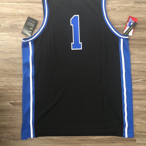 Duke Blue Devils Nike Jersey Men's XL Black #1 - Picture 3 of 10